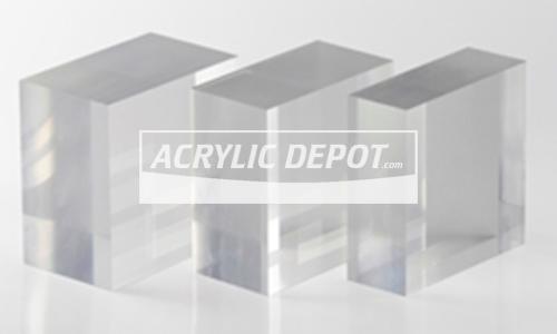 Clear Cast Acrylic Block - Acrylic Depot